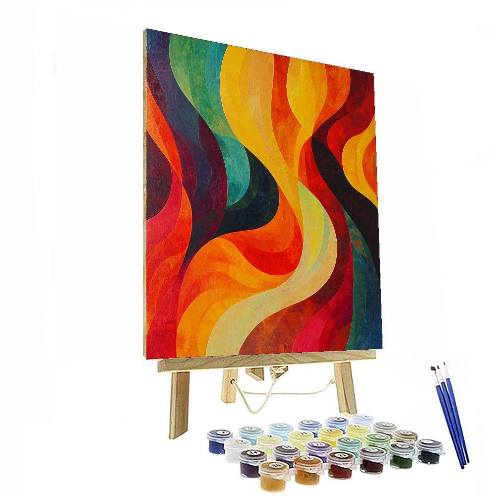 Paul Cézanne Inspired Vivid Echoes  Paint By Numbers Kits