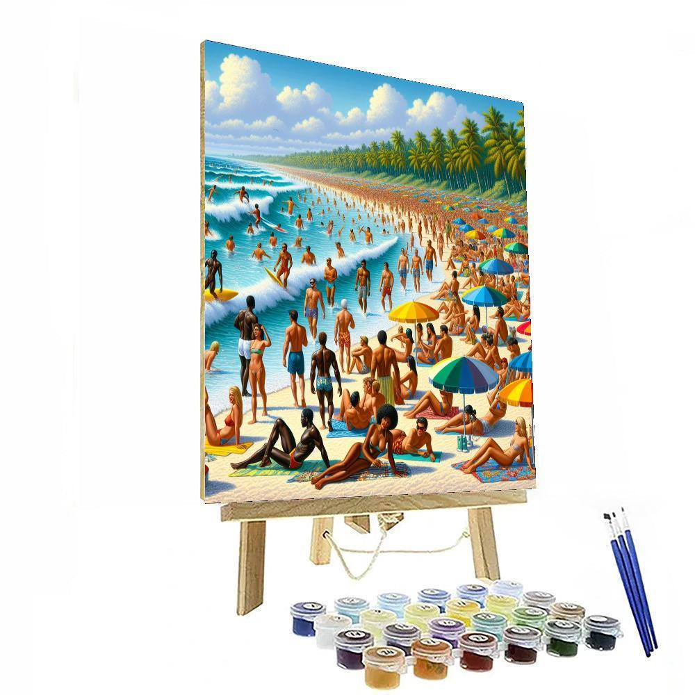 Charming Beach Bliss Numbered Painting Kits