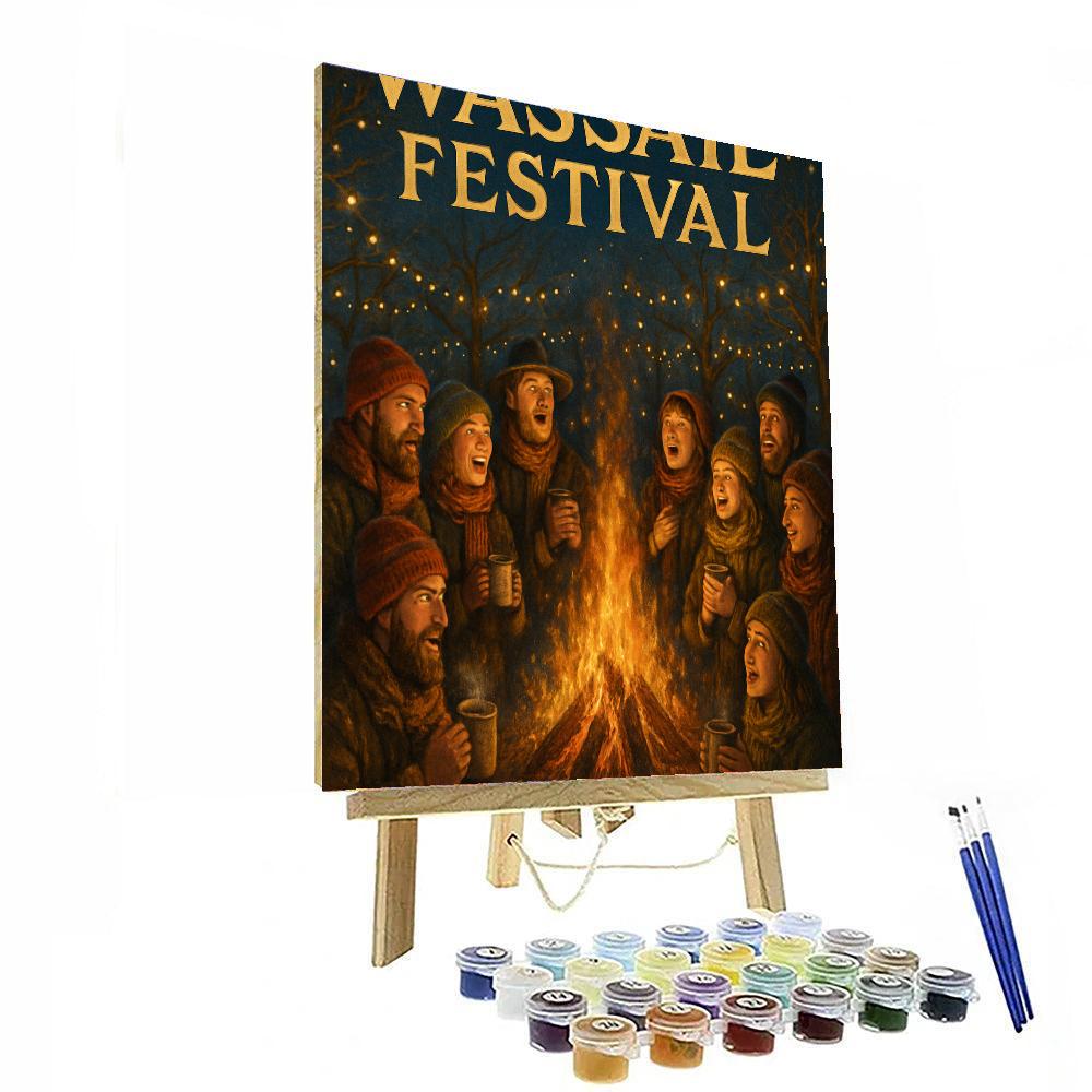 Wassail Festival - England Painting Number Kit