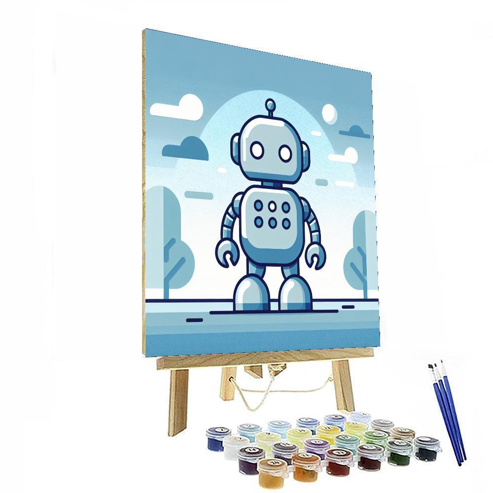 Roving Robot Riddle Paint By Color