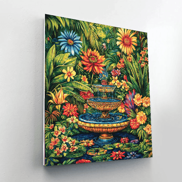 Frida Kahlo Inspired Frida's Garden Sanctuary  Paint By Numbers Kits