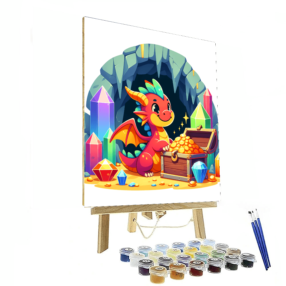 Fantasy Dragon Lair DIY Paint By Numbers