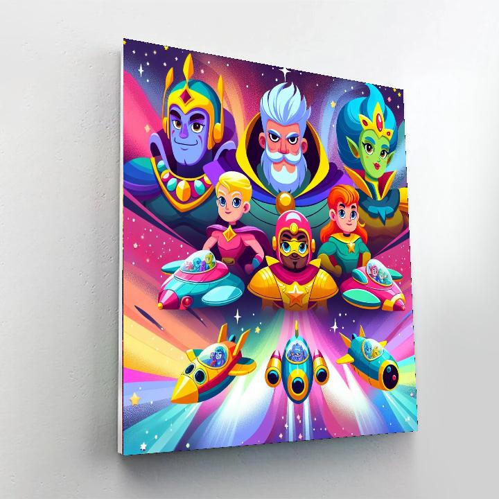 Galaxy Guardian Paint By Numbers Art