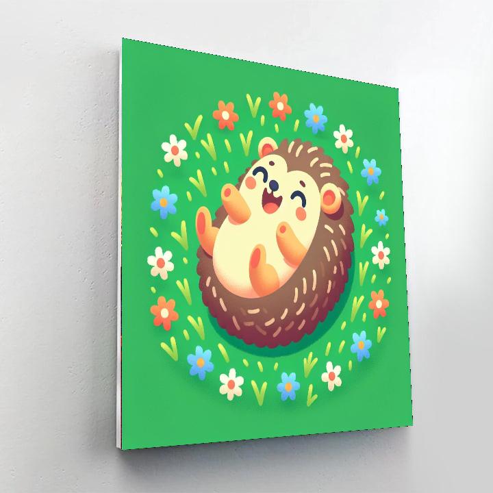 Friendly Hedgehog Adventure Numbered Painting Kits