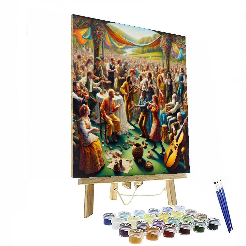 Celtic Festival - Ireland Numbered Painting Kits