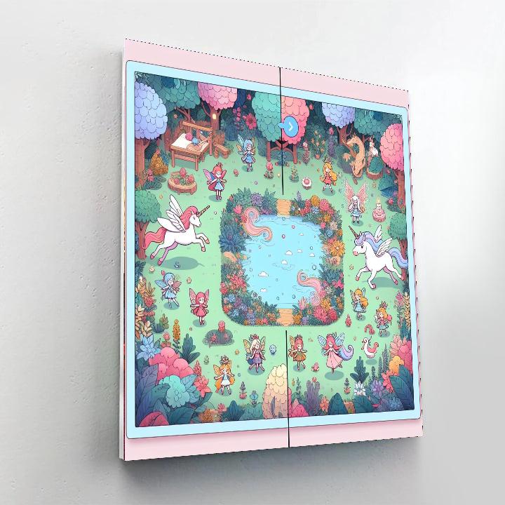 Magic Garden Creatures Painting Number Kit