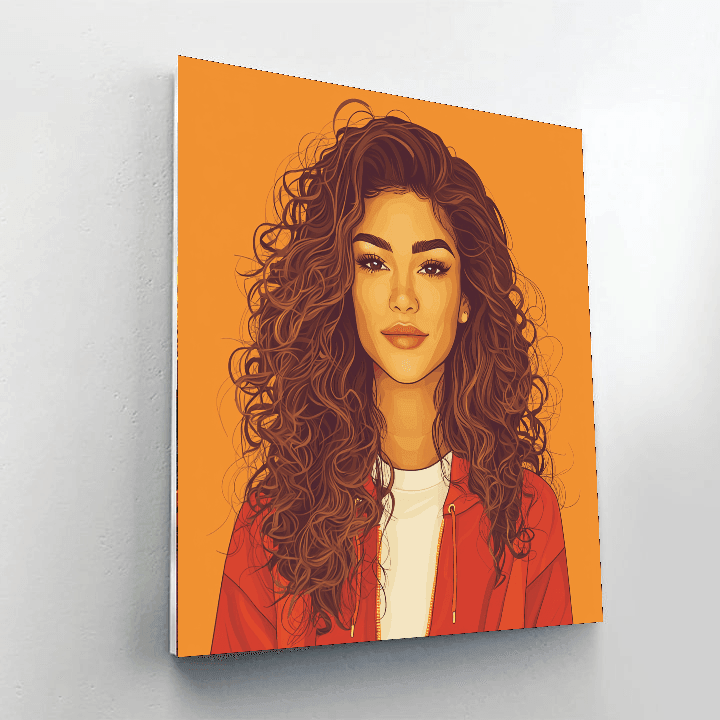 Zendaya: The Electrifying Charm Of Mj Paint By Number