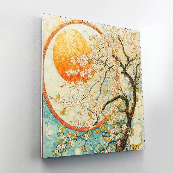Alphonse Mucha Inspired Harmony Of Seasonal Spirits  Paint By Numbers Kits