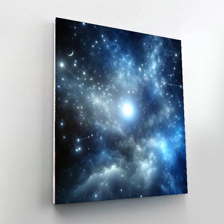 Mystic Night Sky Marvel Paint By Color