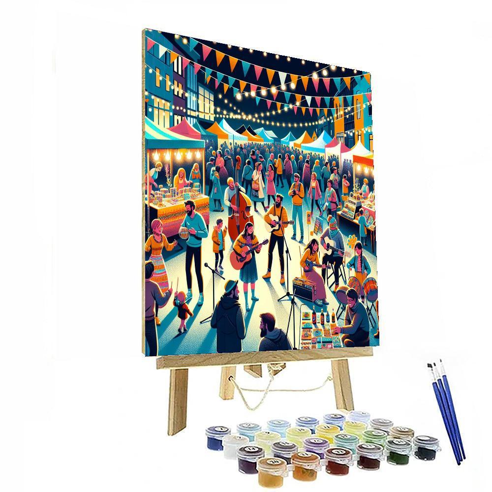 Reykjavik Culture Night - Reykjavik Number Painting