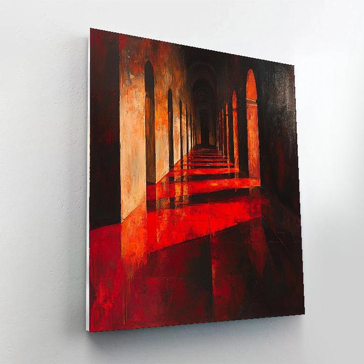 Caravaggio Inspired Shadow And Light  Number Painting