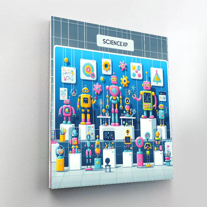 Robotic Science Expo Numbered Painting Kits