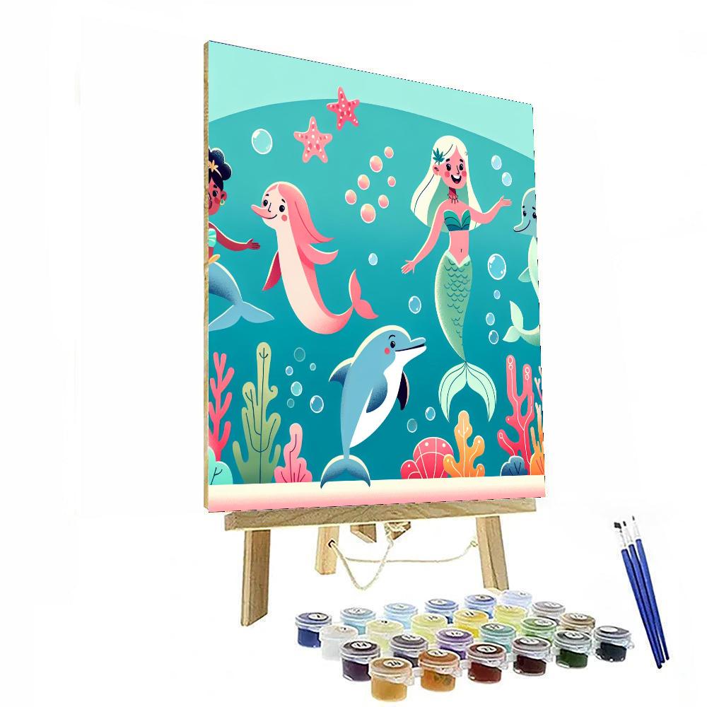 Aquatic Fantasy Realm Painting By Numbers Kit