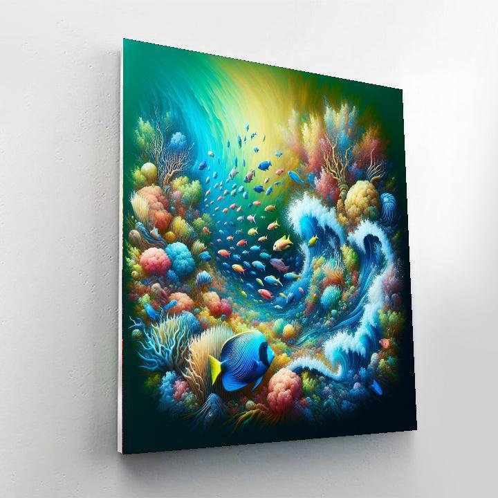 Fish's Ocean Symphony Paint By Number