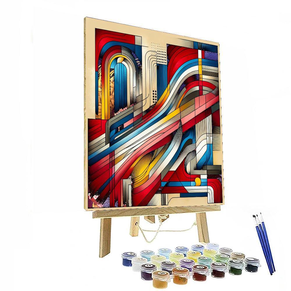 Dynamic Artistic Expressions Painting By Numbers Kit