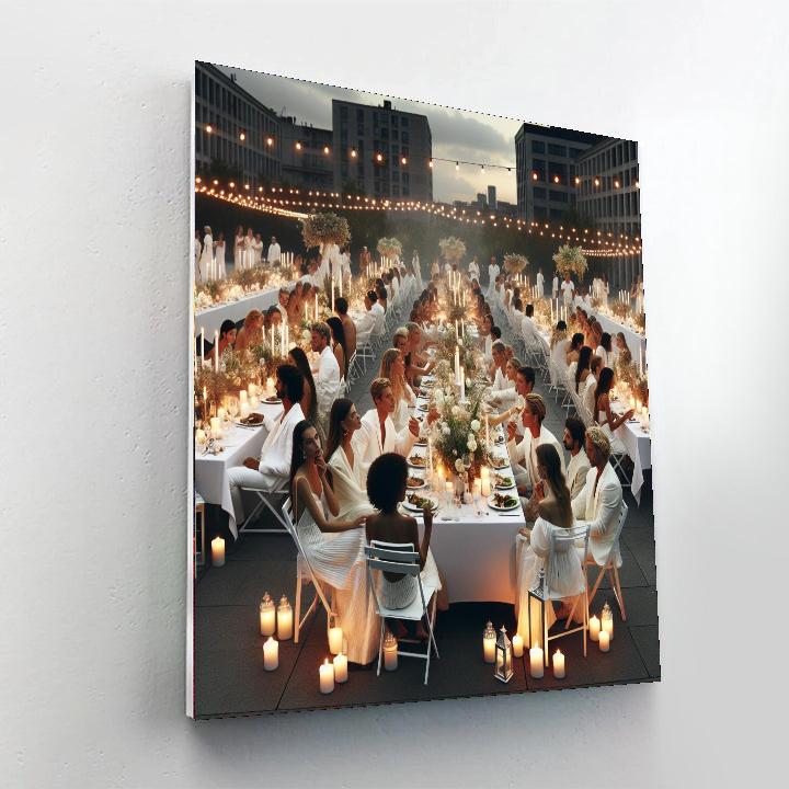 Dîner En Blanc Paint By Number