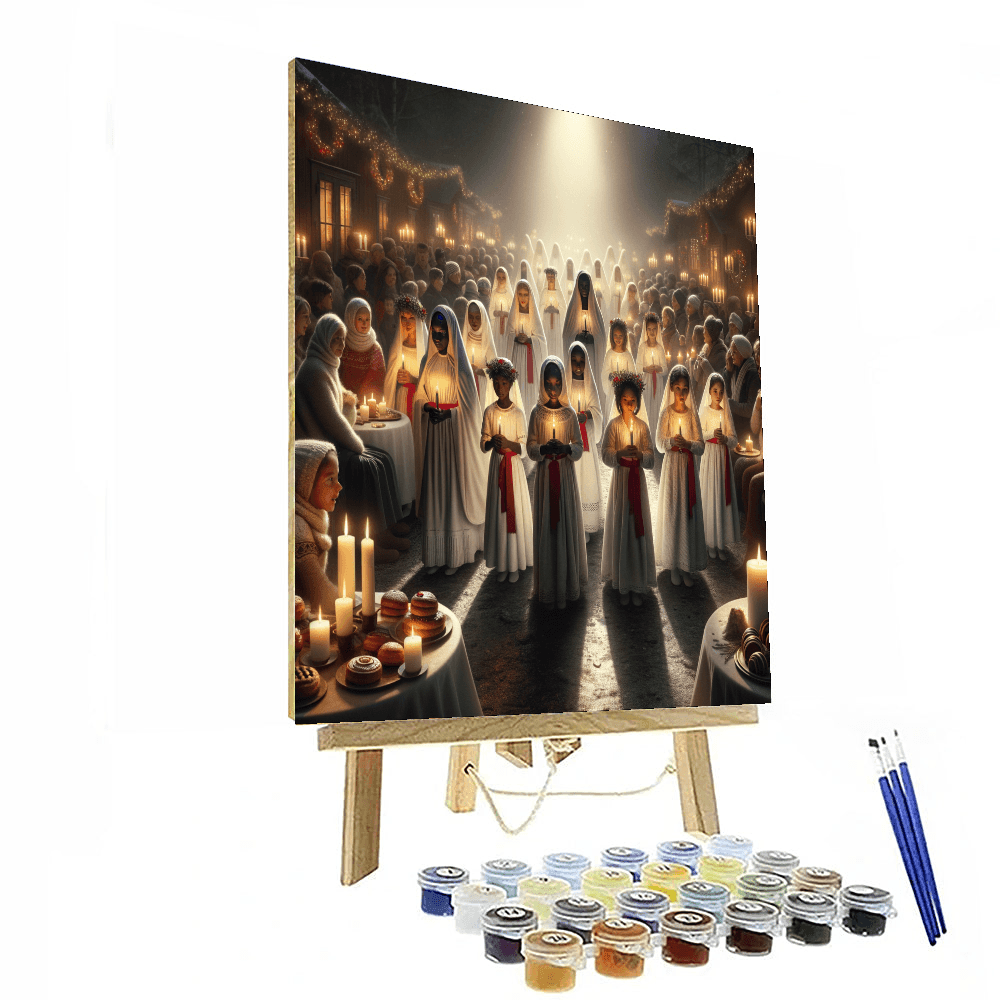Feast Of St. Lucia - Sweden Paint By Numbers