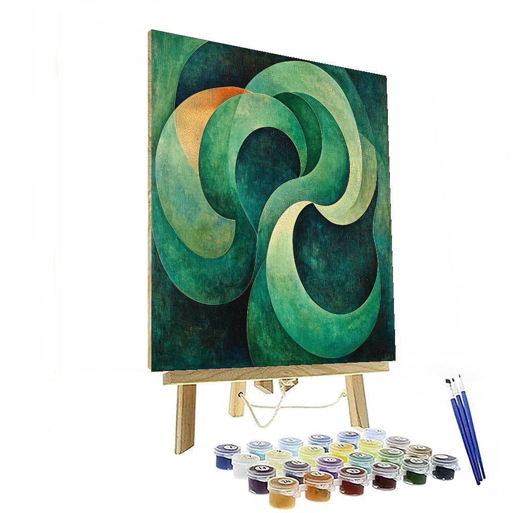 Max Ernst Inspired Whirling Patterns Of The Soul  Paint By Number