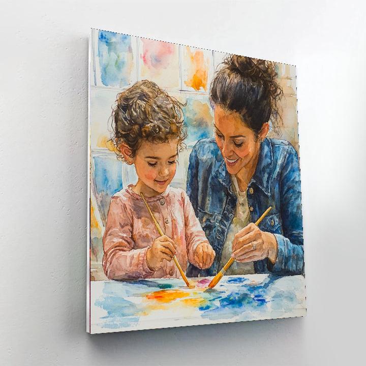 Watercolor Whispers DIY Paint By Numbers