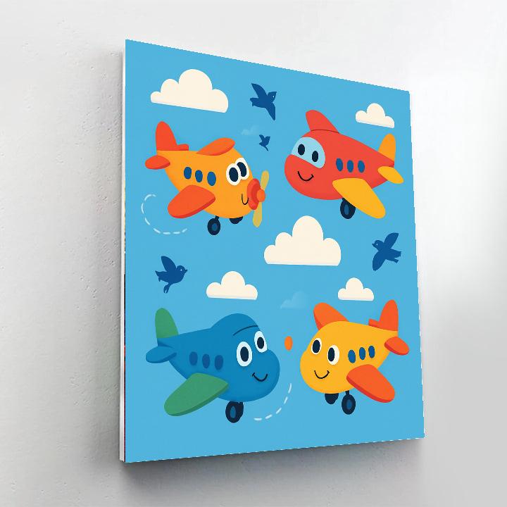 Flying High Numbered Painting Kits