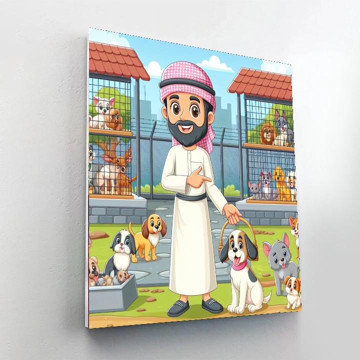 Animal Rescue Heroes Numbered Painting Kits