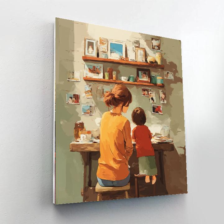 Mother’s Love Is Timeless Painting Number Kit