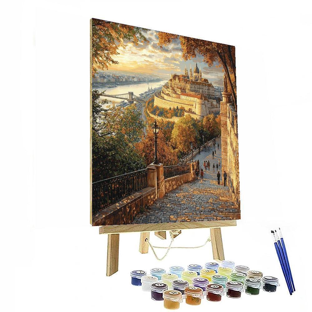 The Buda Castle District Painting Number Kit