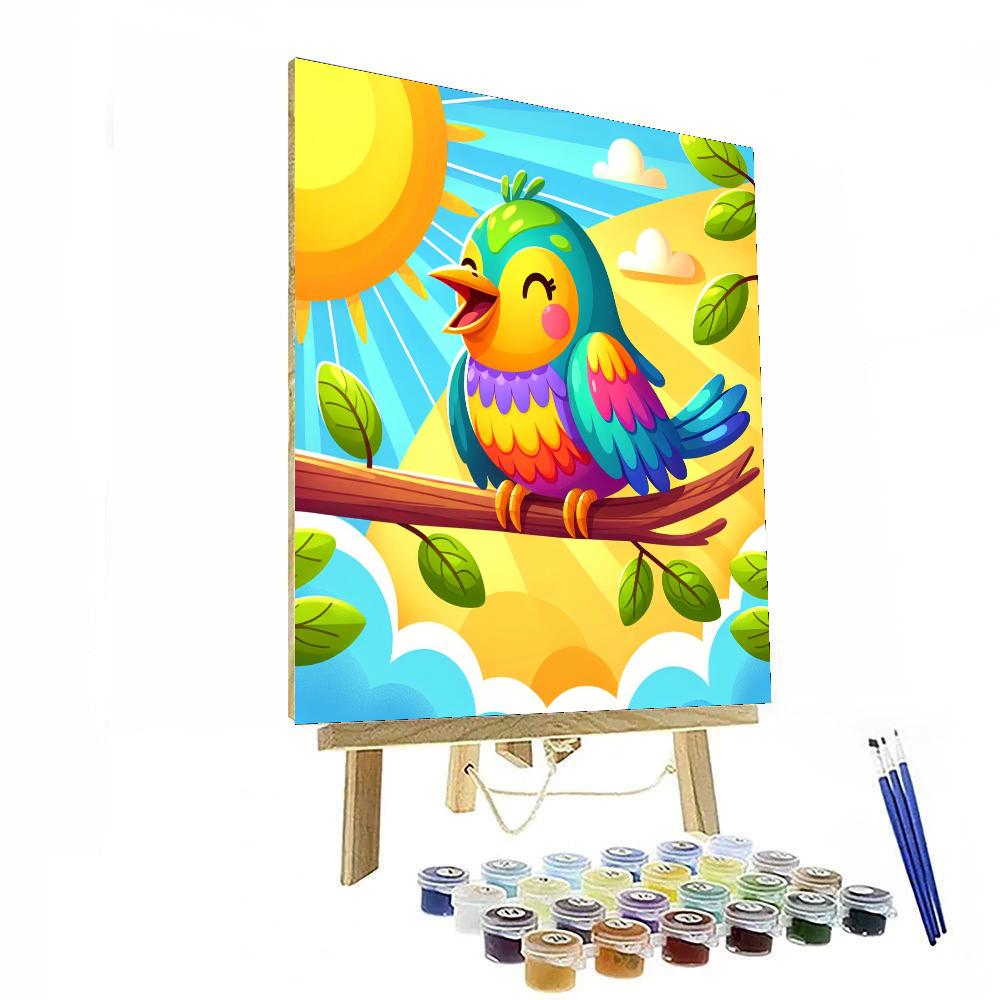 Singing Bird Paint By Numbers
