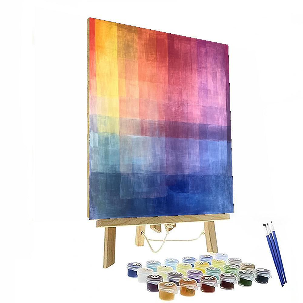 Mark Rothko Inspired Veil Of Hues  Numbered Painting Kits
