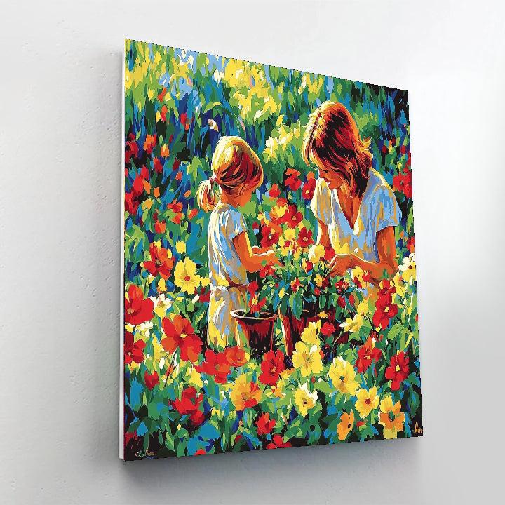 Mom's Loving Garden Painting By Numbers Kit
