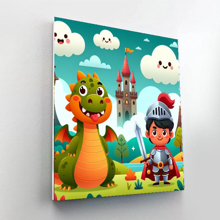 Fabulous Fantasy Fables Paint By Numbers