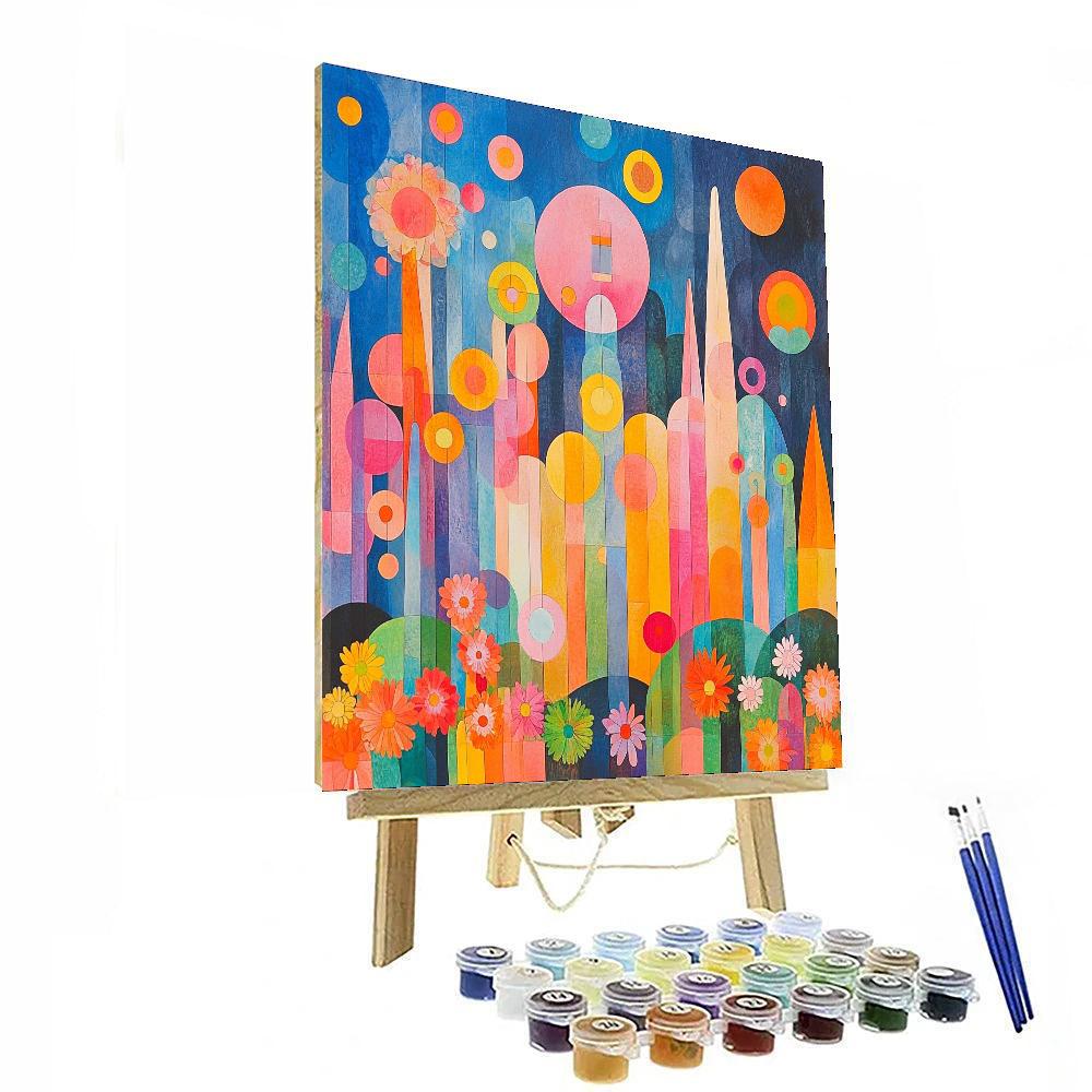 Paul Klee Inspired Innocent Dreams  Painting Number Kit