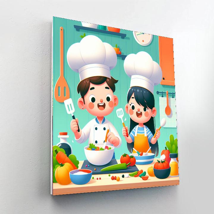 Charming Chefs Paint By Numbers Art