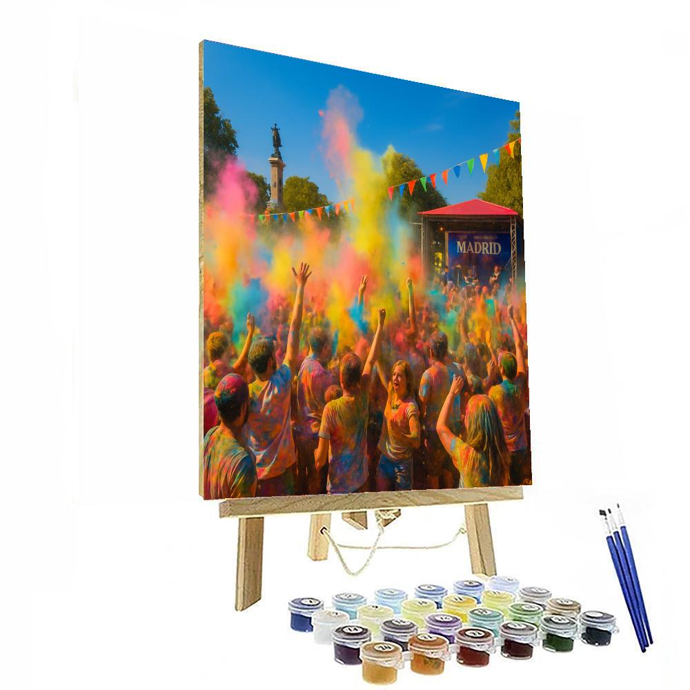 Festival Of Colors - Madrid Paint By Color