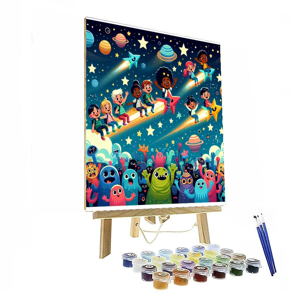Star Safari Adventure Numbered Painting Kits