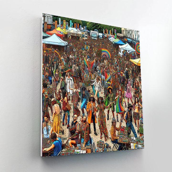 Folsom Street Fair - Usa Paint By Numbers Art