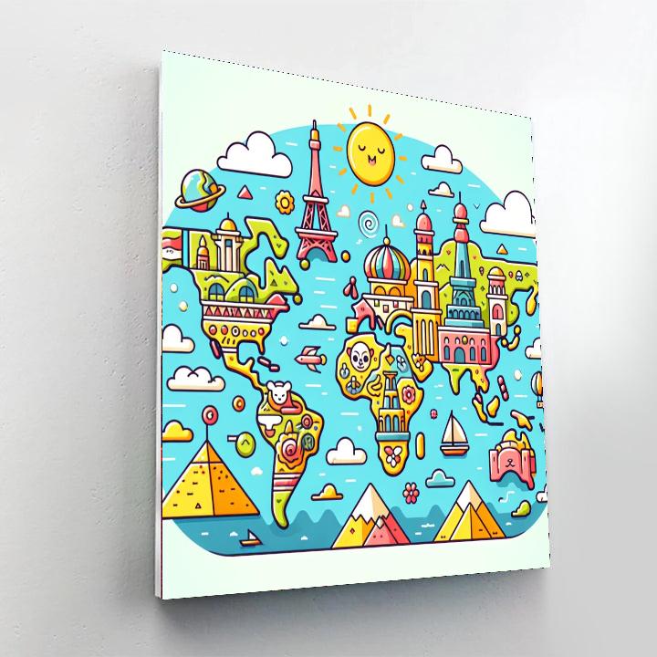 Explore The World Paint By Color