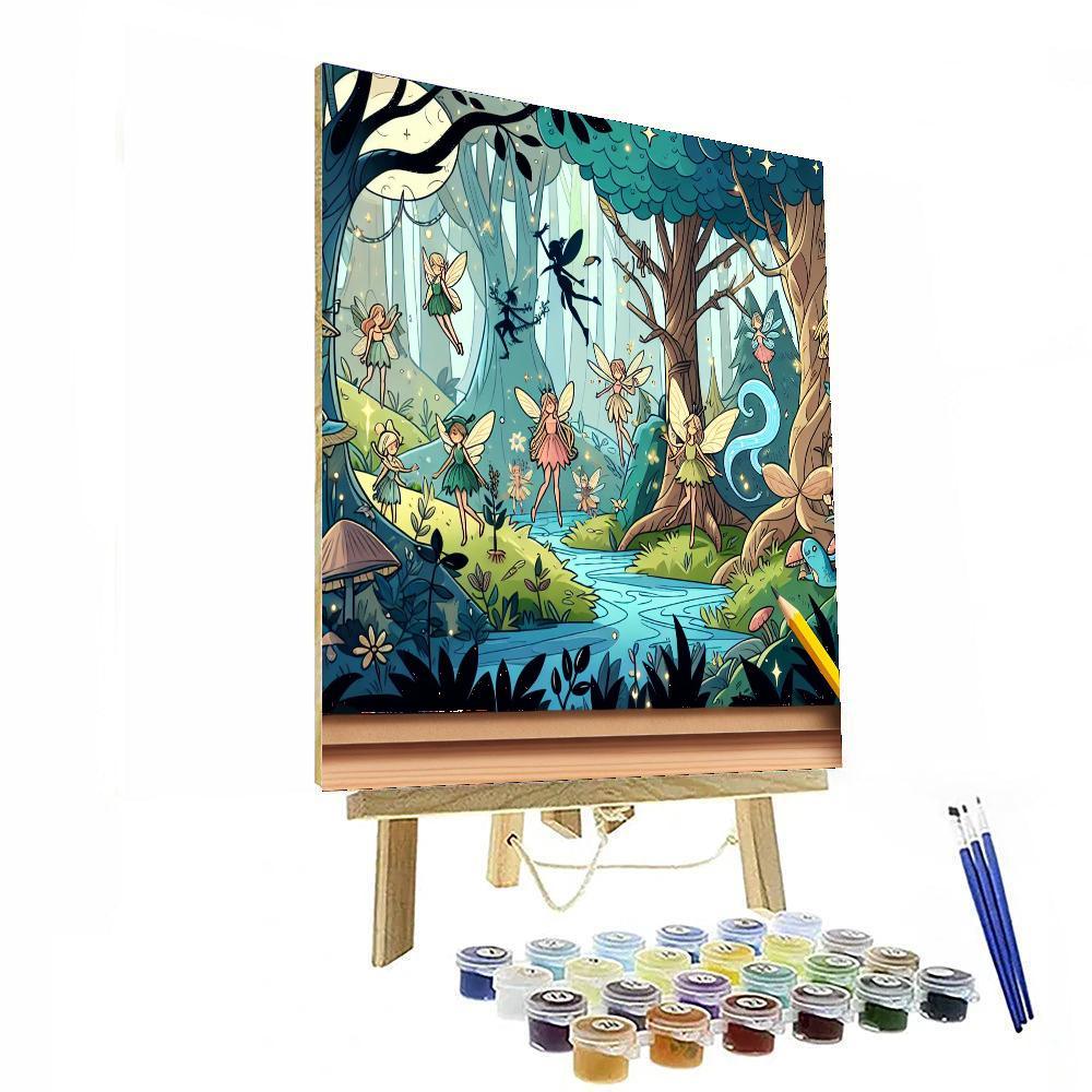 Mystical Forest Hideaway Numbered Painting Kits