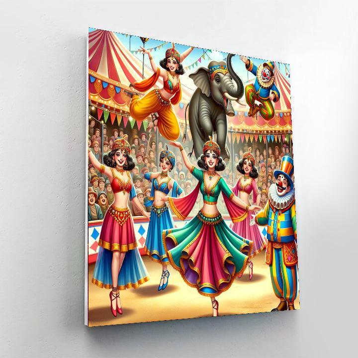 Circus Wonders Show Paint By Numbers Art