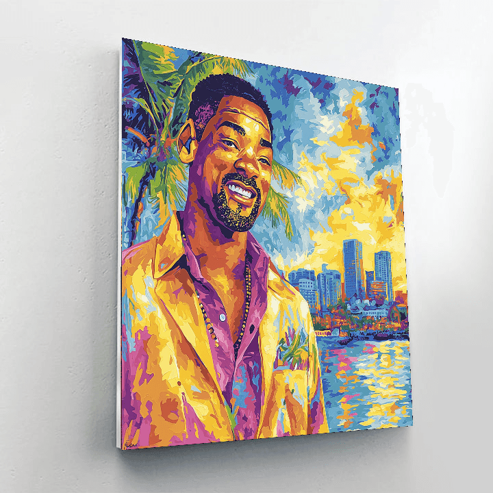 Will Smith: The Fresh Prince Of Hollywood Royalty Painting By Numbers Kit