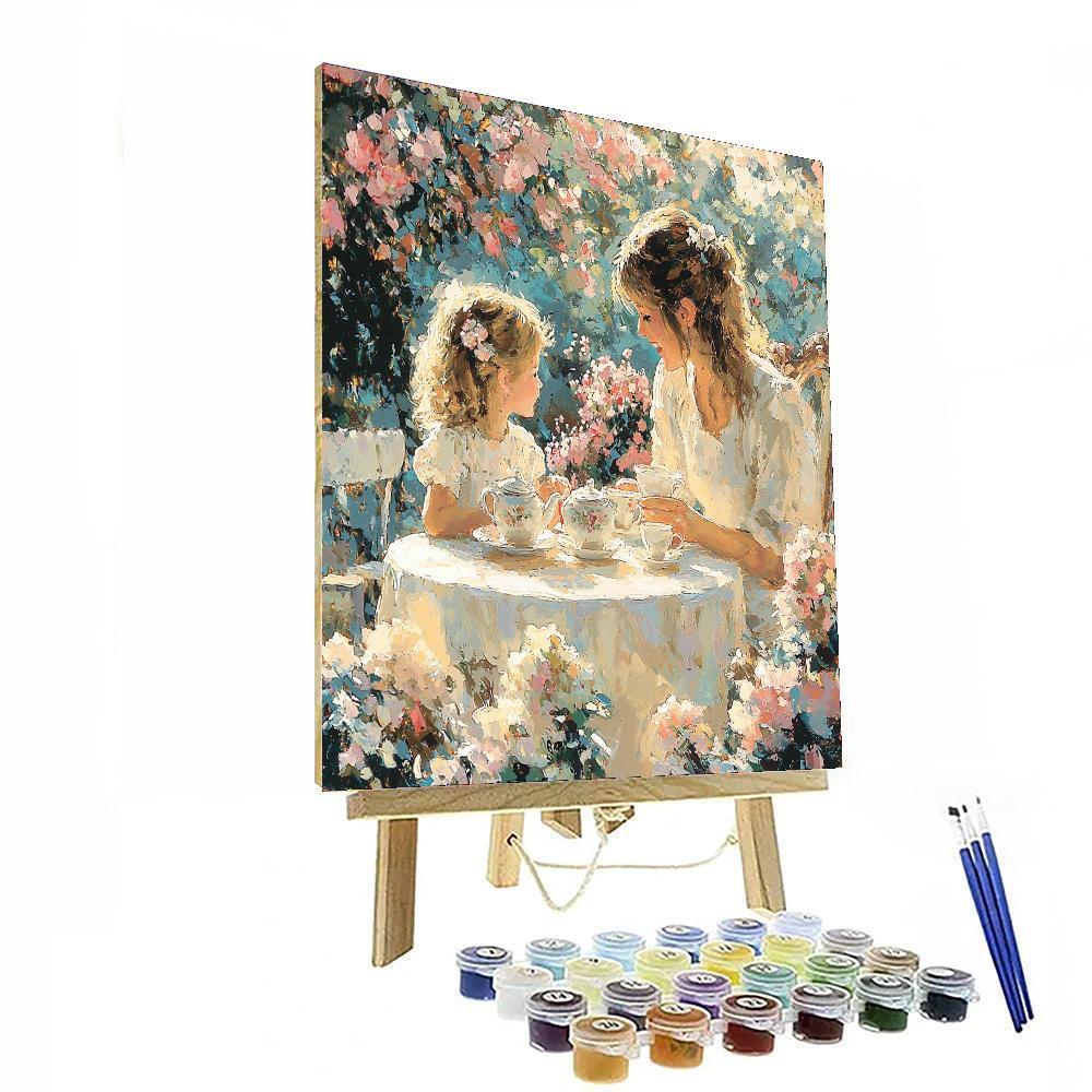 An Afternoon Of Tea Painting By Numbers Kit