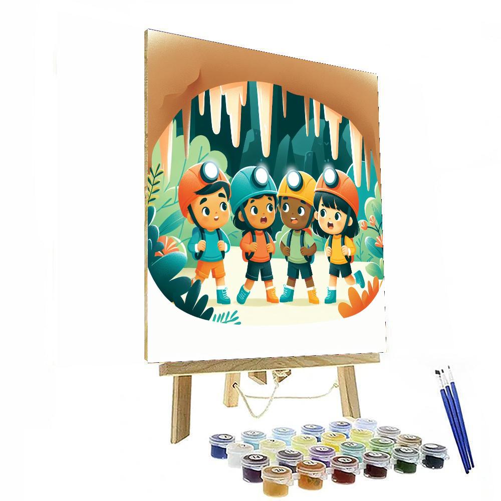 Spelunking Fun Number Painting
