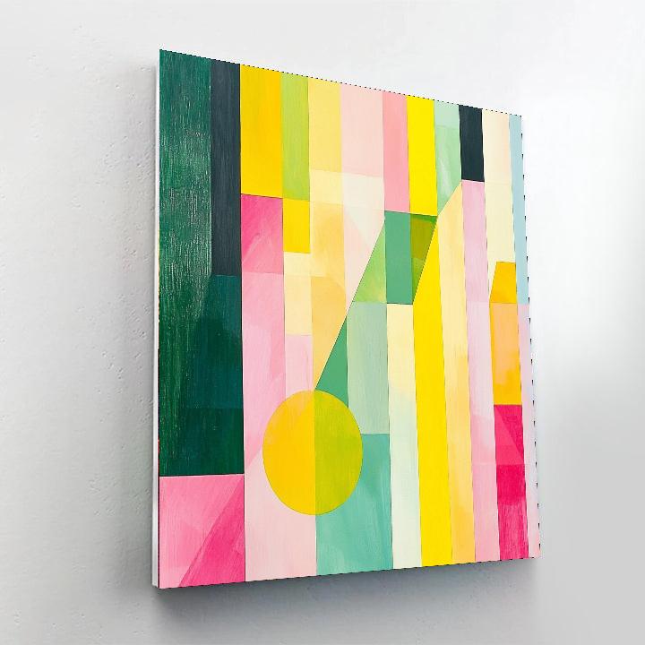Kazimir Malevich Inspired Abstract Vitality  Numbered Painting Kits