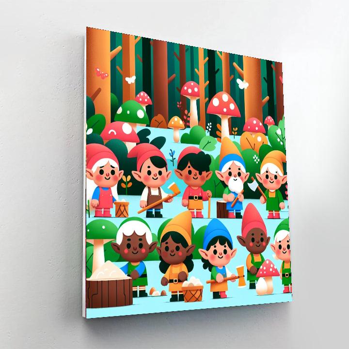 Enchanted Elves Numbered Painting Kits