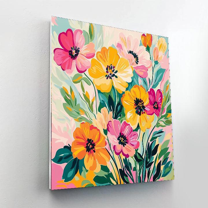 Henri Matisse Inspired Whimsical Floral Dance  Paint By Numbers