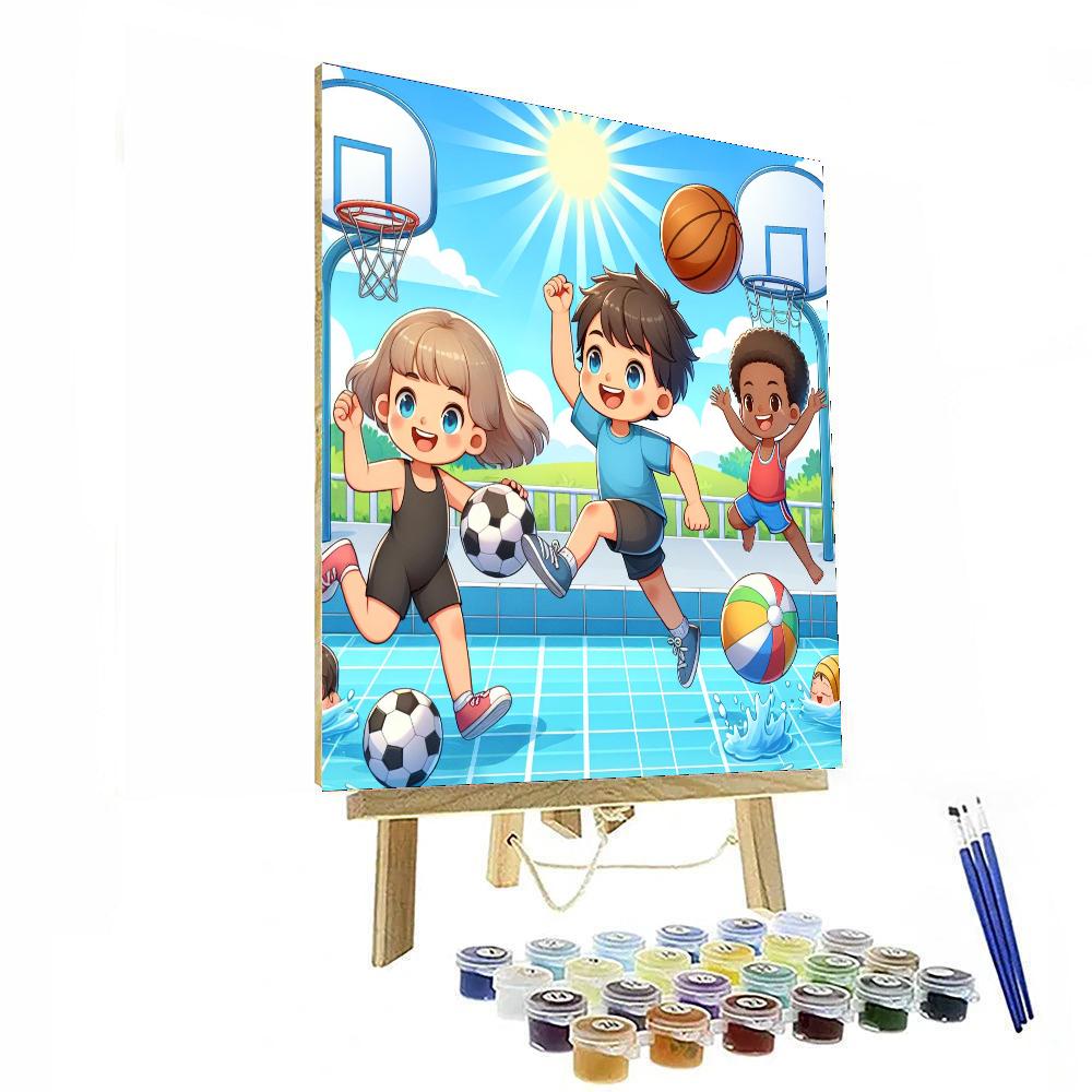 My Favorite Sports Numbered Painting Kits