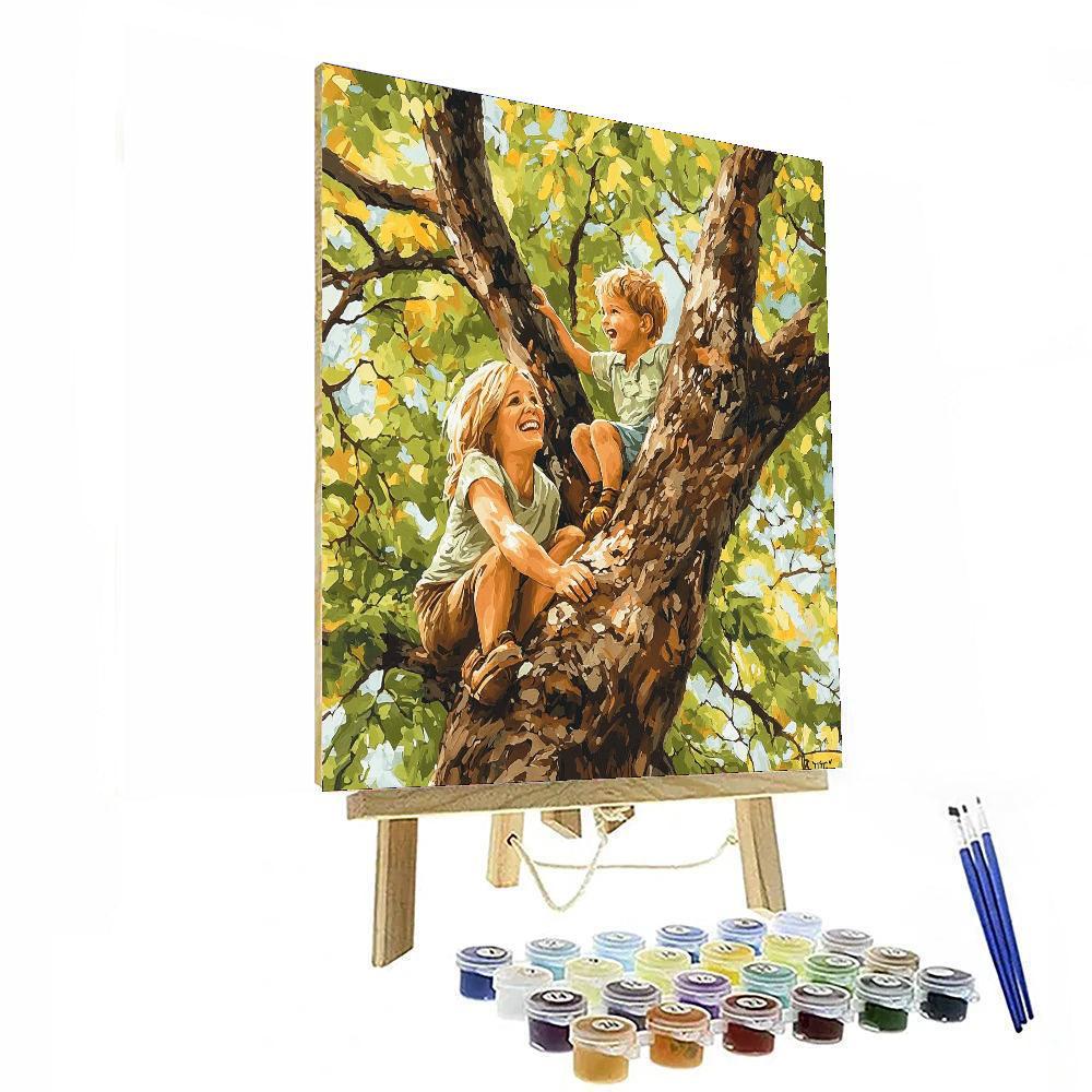 Adventurous Tree Climb DIY Paint By Numbers