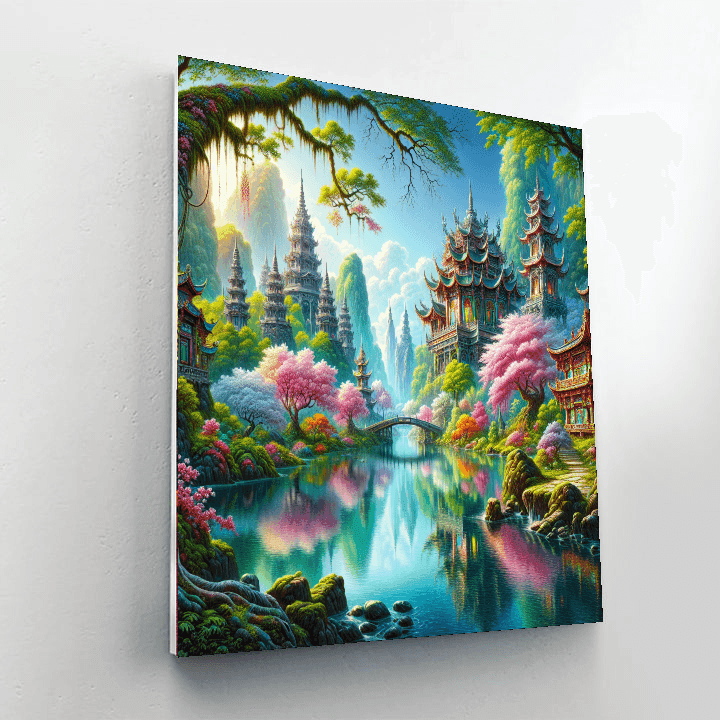 Mystical Eastern Serenade Paint By Numbers Kits