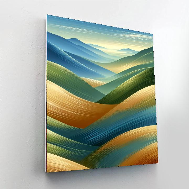 Rolling Hills Tranquility Paint By Number
