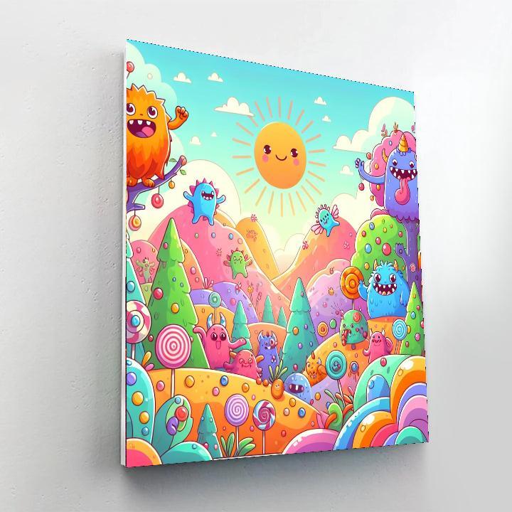 Epic Monster Adventure Paint By Numbers